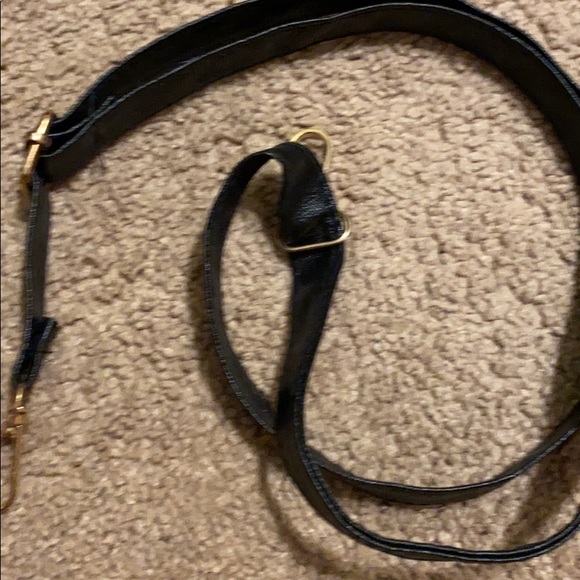 black cat small bag with attachable strap - Picture 4 of 4